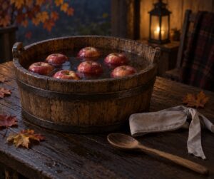 how bobbing for apples became a halloween game