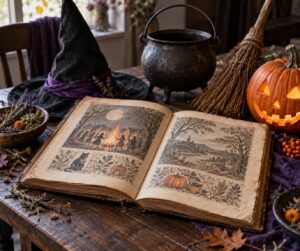 how witches became part of halloween