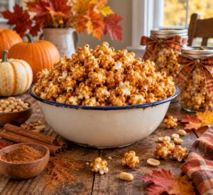 how to make homemade caramel corn for fall