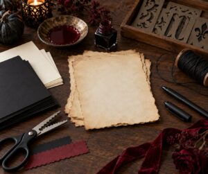 how to make halloween party invitations look creepy