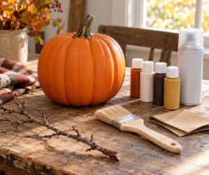 how to make fake pumpkins look real