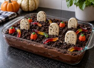 how to make a graveyard dirt cake