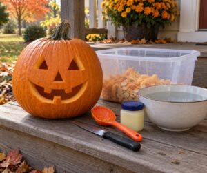 how to carve a pumpkin so it lasts longer