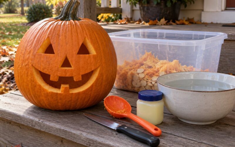 How to Carve a Pumpkin So It Lasts Longer (2026) | Easy Steps