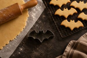 how to make sugar cookies shaped like bats