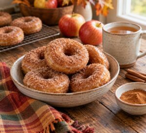 how to make apple cider donuts at home