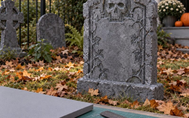 How to Carve Foam Tombstones That Look Like Real Granite 2026