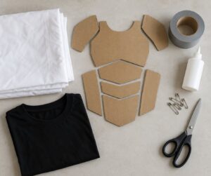 how to make a halloween costume at home without sewing