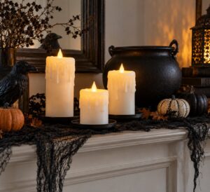 how to make dripping candles that are not a fire hazard