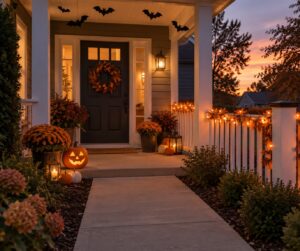 how to make a halloween display without scaring small kids