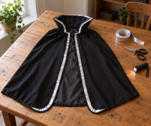 how to make a halloween costume reflective for night walking
