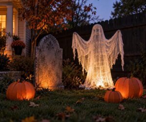 how to make a diy yard haunt for under a hundred dollars