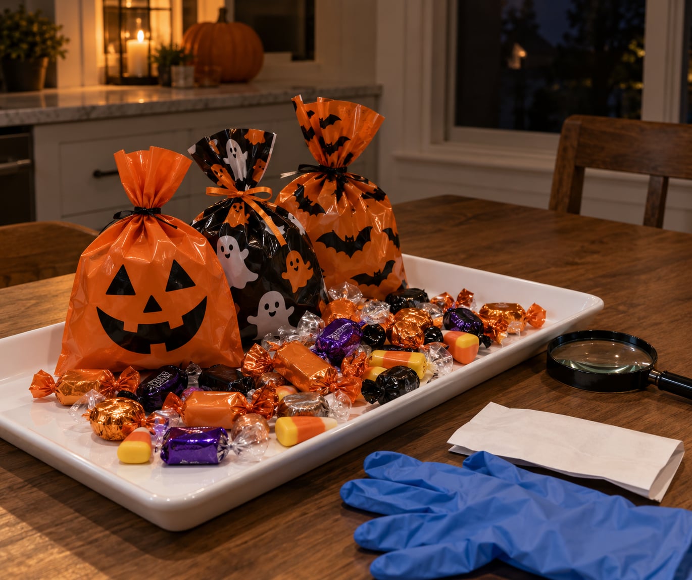 how to tell if halloween candy has been tampered with