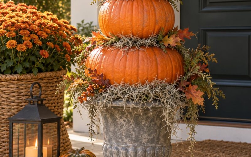 How to Make a Pumpkin Topiary for Your Porch (October 2026)
