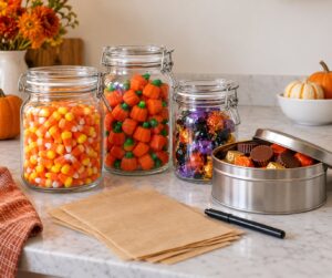 how to store homemade halloween candy so it stays fresh