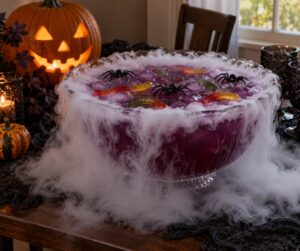 how to make a halloween punch bowl that smokes