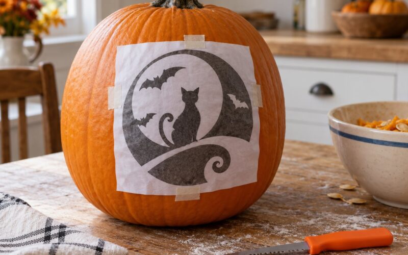 How to Transfer a Pumpkin Carving Pattern: Simple Steps (2026)