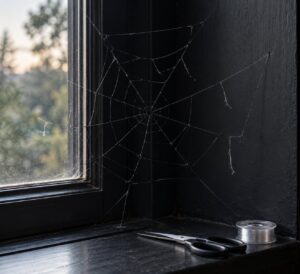 how to make a spider web look realistic instead of fluffy