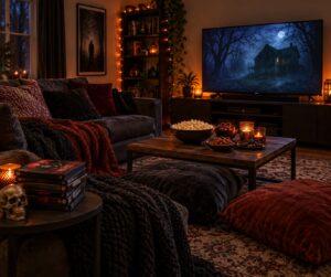 how to host a horror movie marathon night