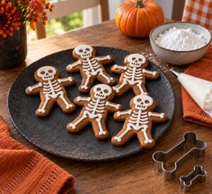 how to make gingerbread skeletons
