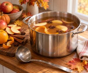 how to make hot apple cider for a fall party