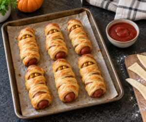 how to make mummy hot dogs for a party
