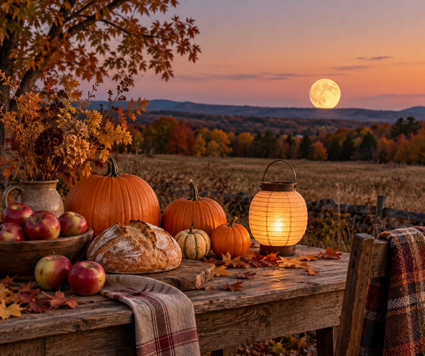 how harvest moon traditions relate to halloween