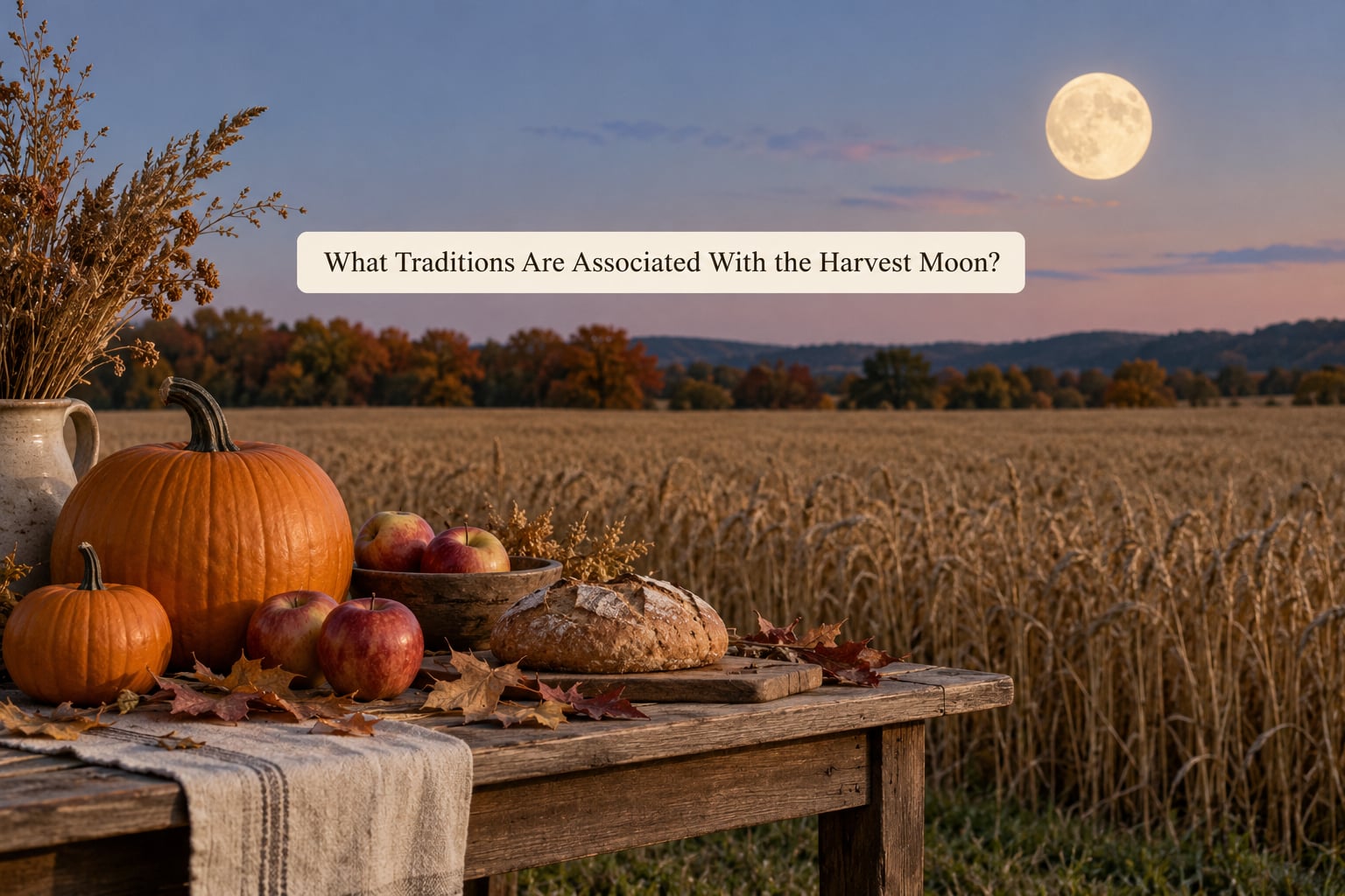 What Traditions Are Associated With the Harvest Moon?