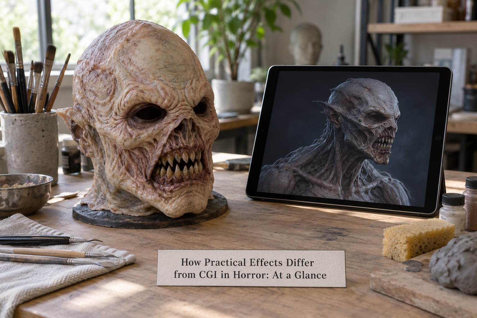 How Practical Effects Differ from CGI in Horror: At a Glance
