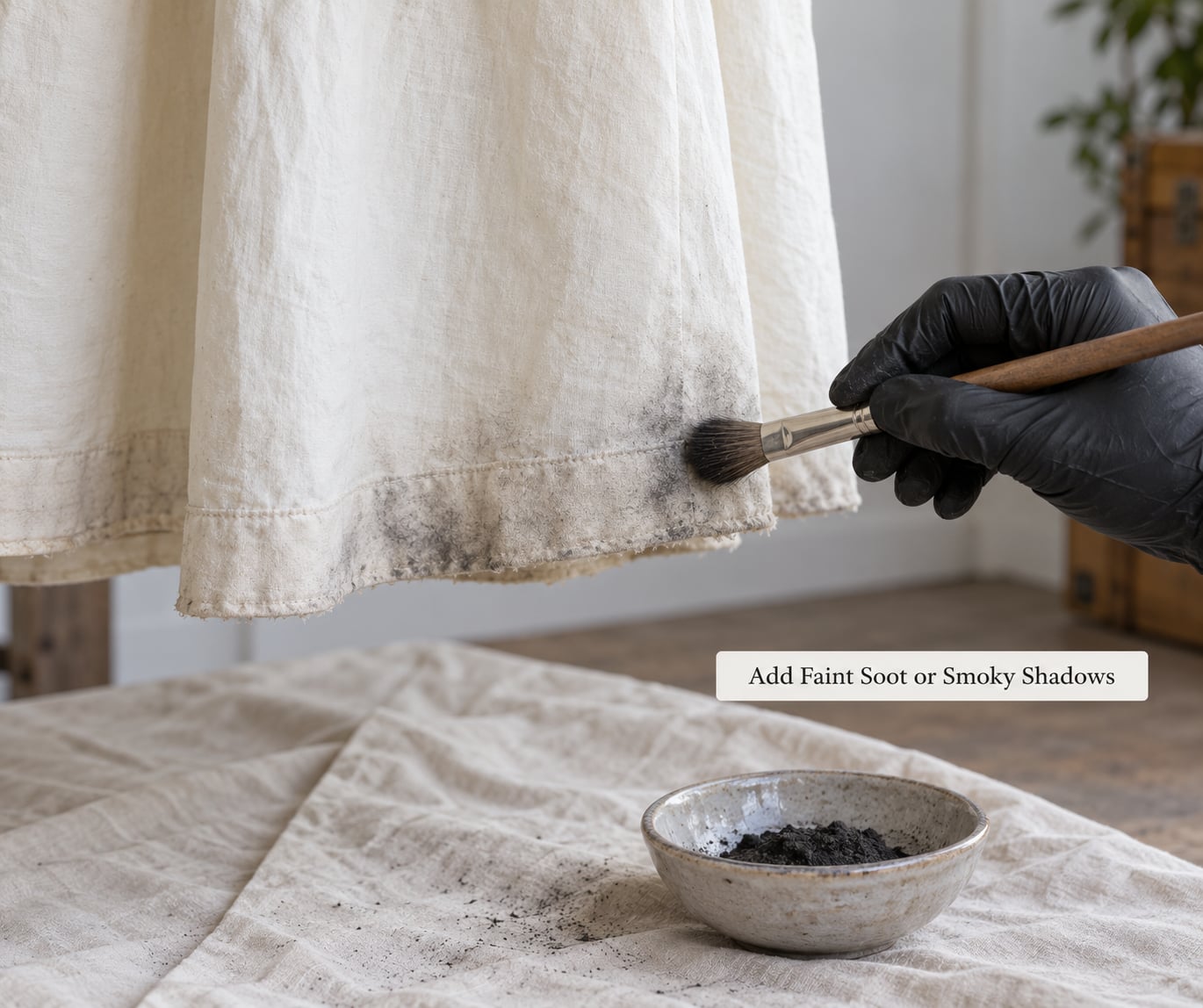 Add Faint Soot or Smoky Shadows