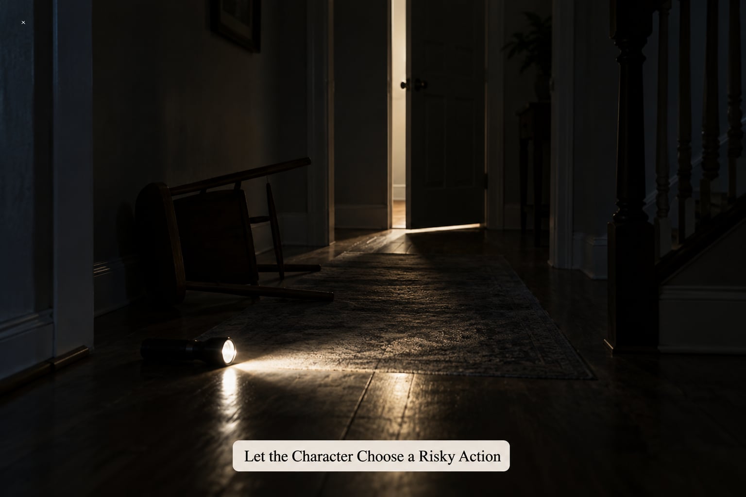 Let the Character Choose a Risky Action