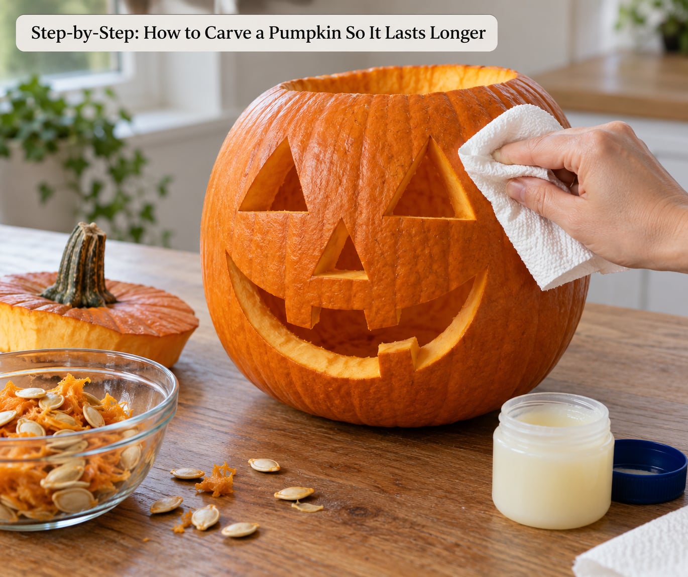 Step-by-Step: How to Carve a Pumpkin So It Lasts Longer
