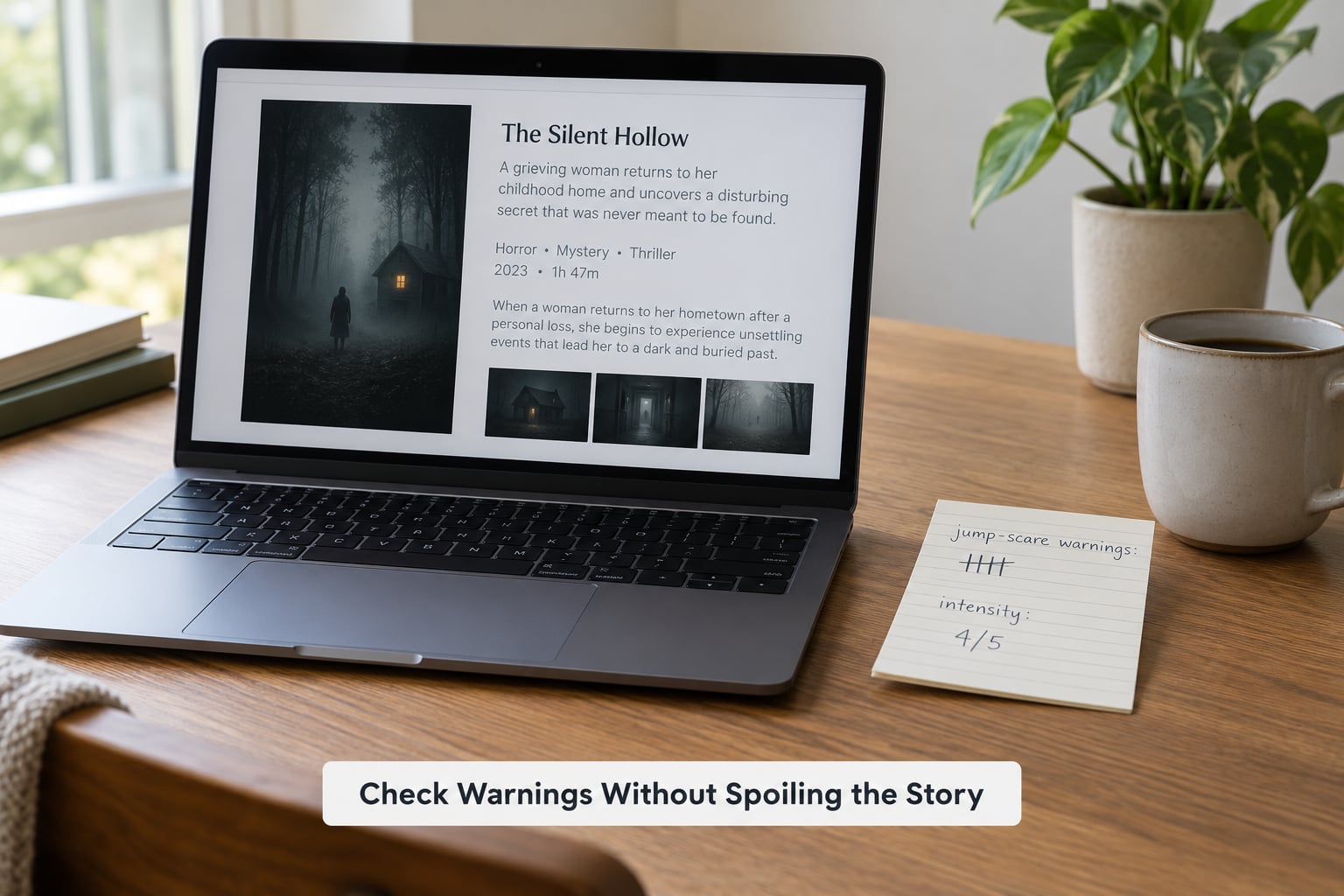 Check Warnings Without Spoiling the Story