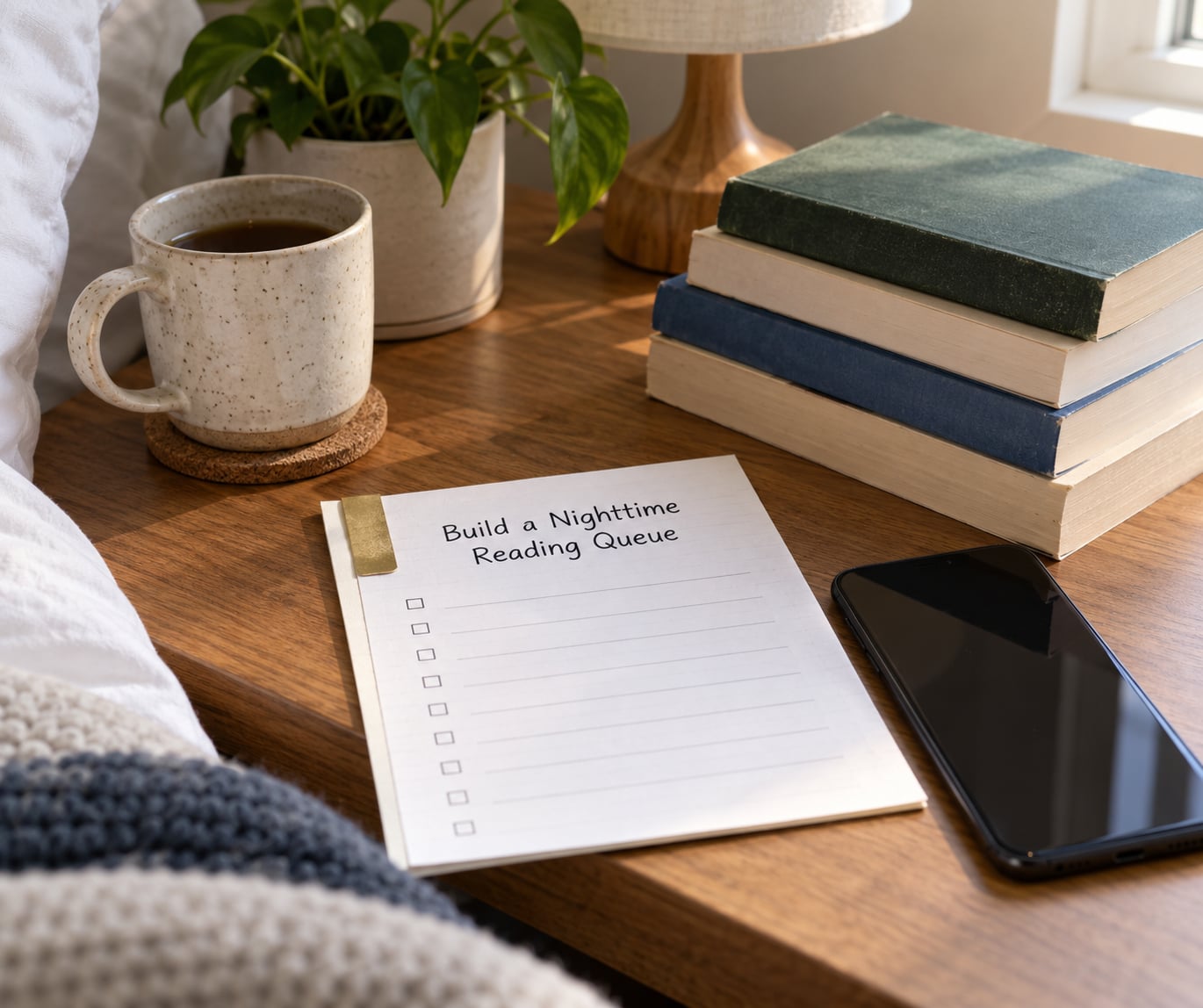 Build a Nighttime Reading Queue