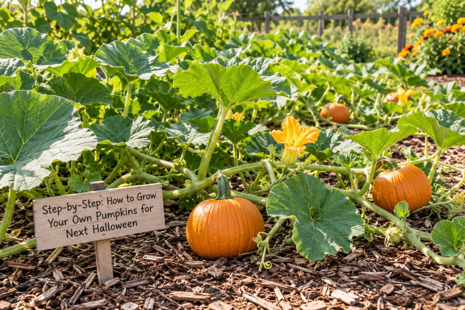 Step-by-Step: How to Grow Your Own Pumpkins for Next Halloween