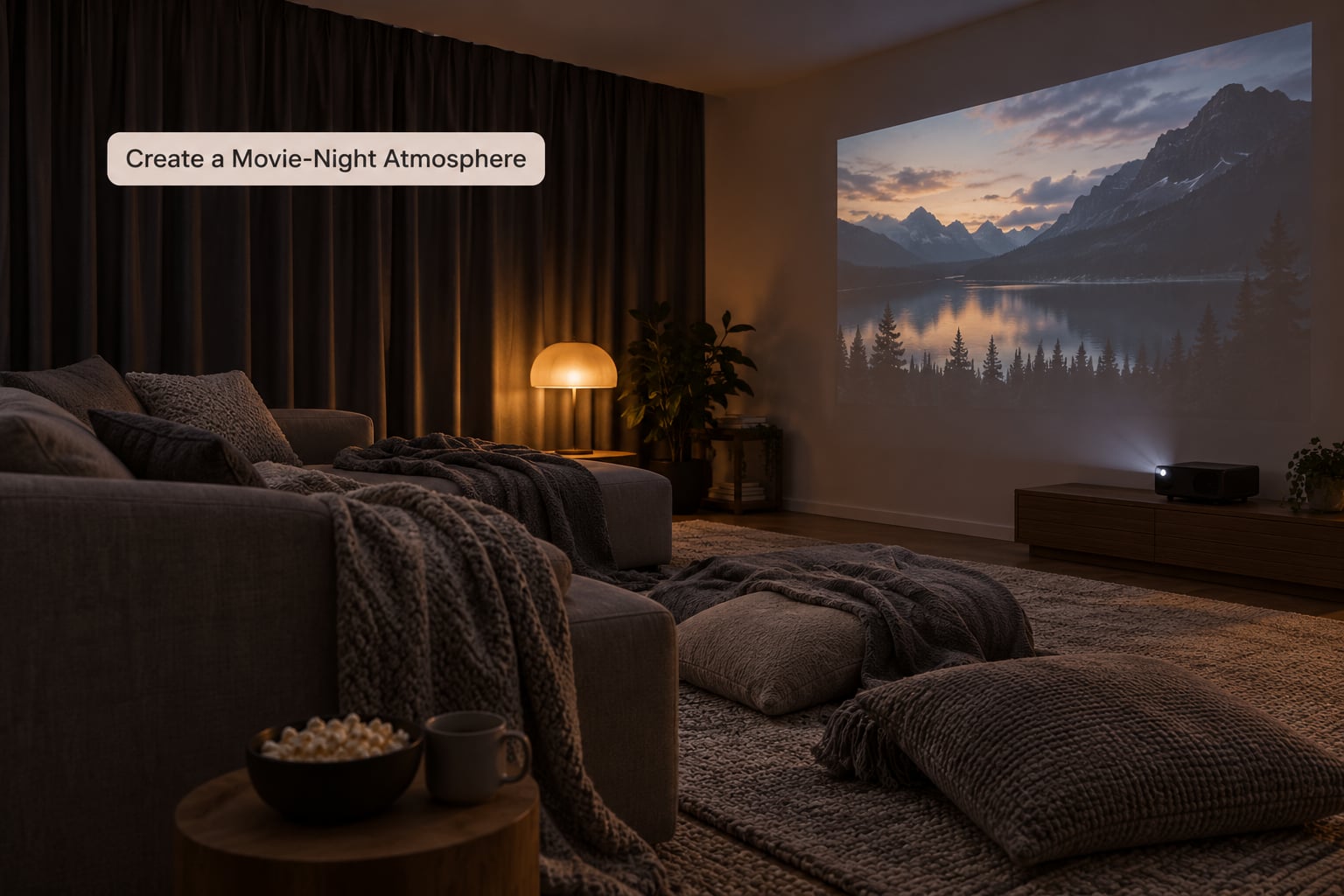 Create a Movie-Night Atmosphere