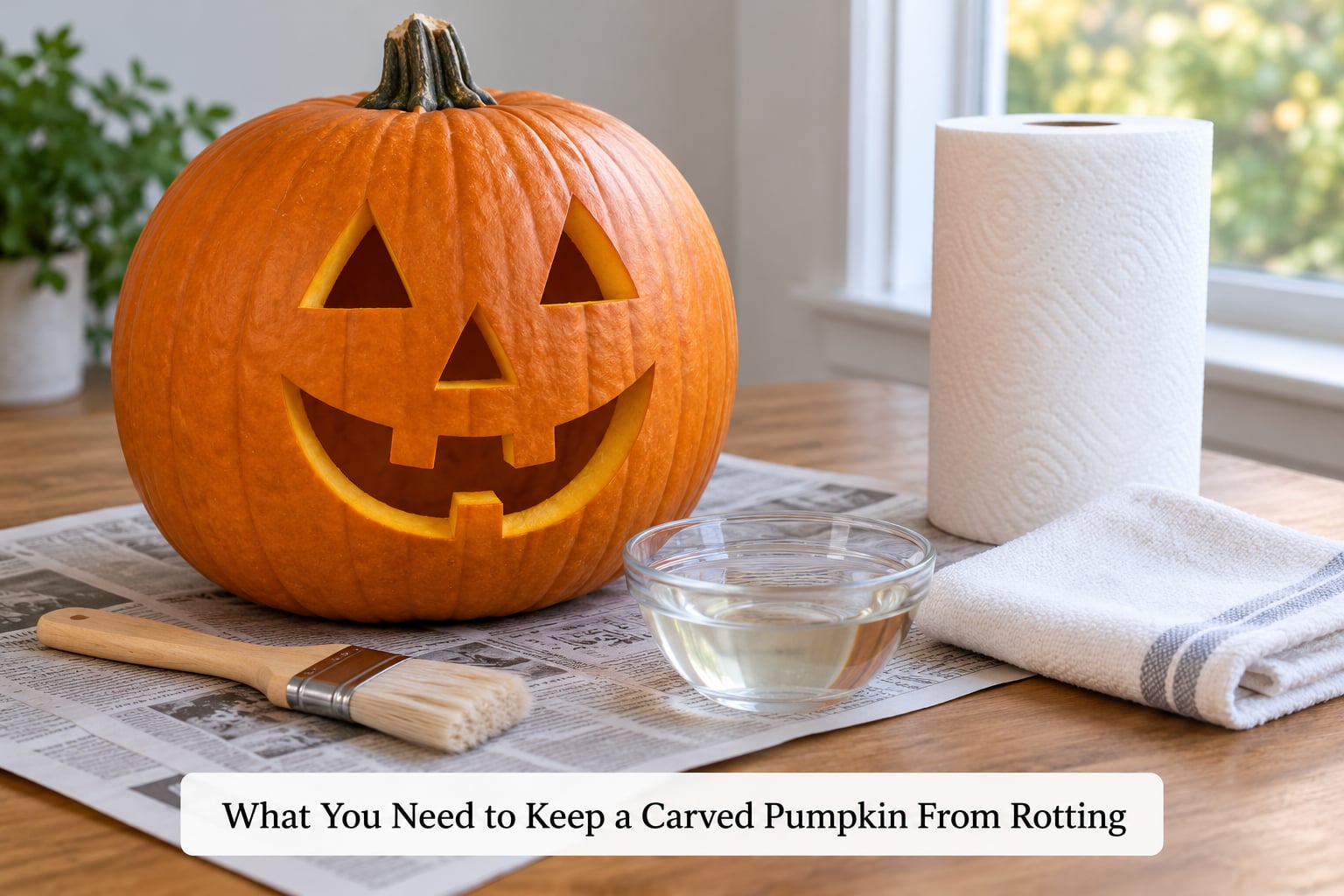 What You Need to Keep a Carved Pumpkin From Rotting