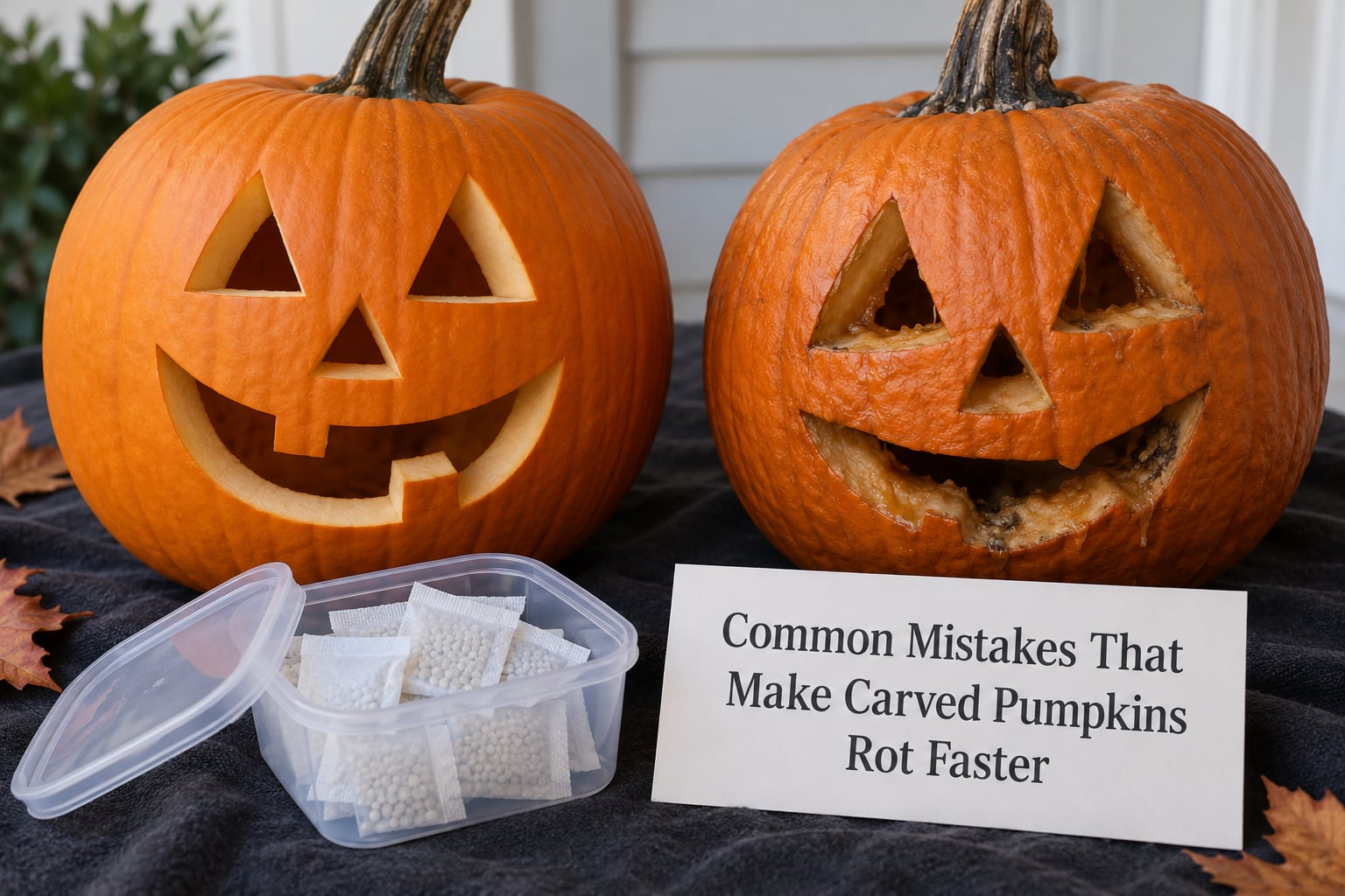 Common Mistakes That Make Carved Pumpkins Rot Faster