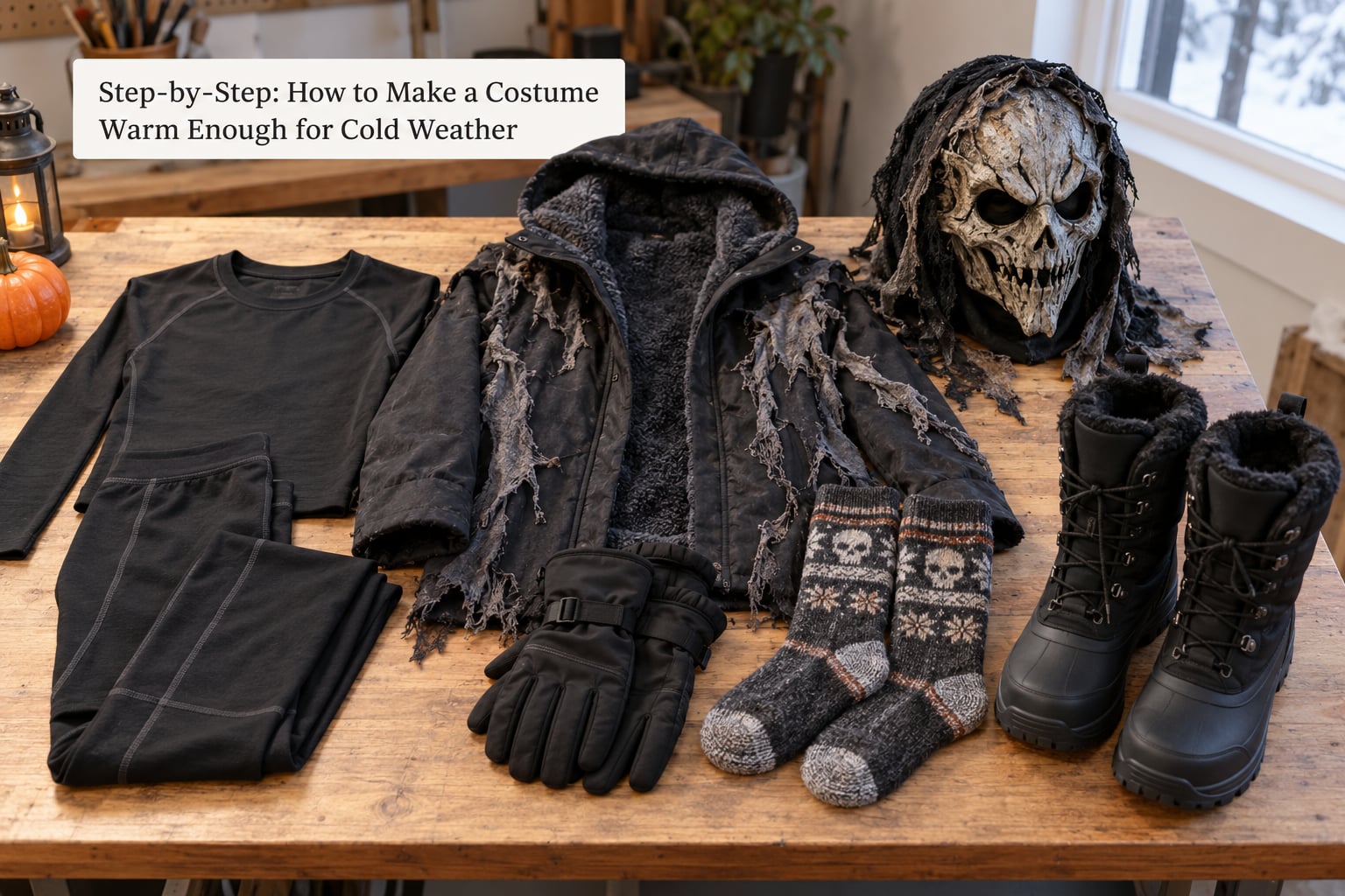 Step-by-Step: How to Make a Costume Warm Enough for Cold Weather