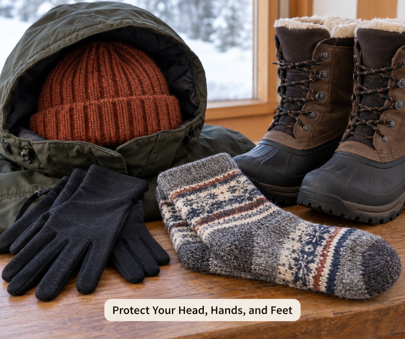 Protect Your Head, Hands, and Feet