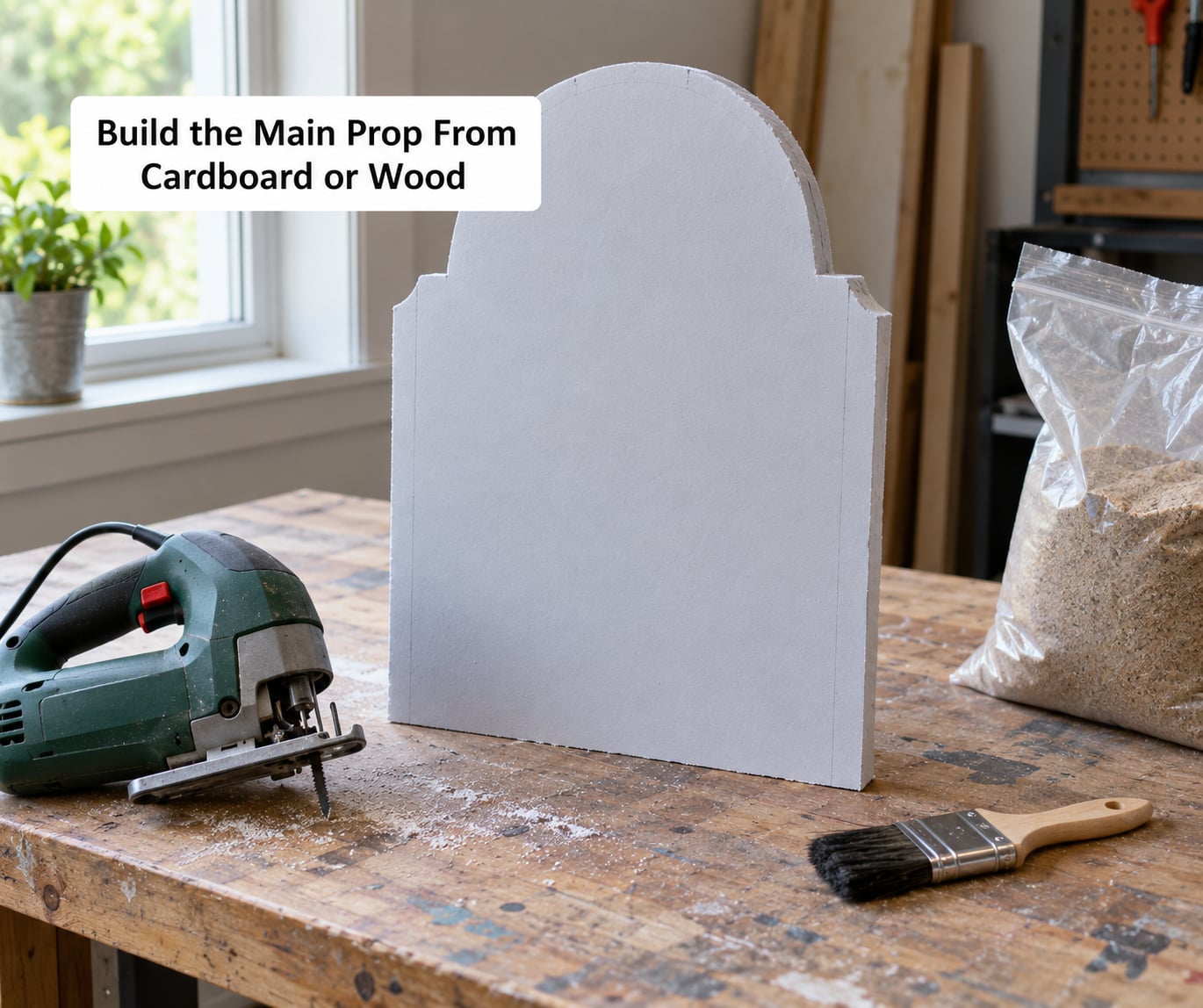 Build the Main Prop From Cardboard or Wood