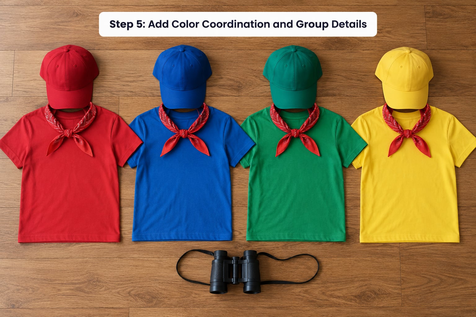 Step 5: Add Color Coordination and Group Details