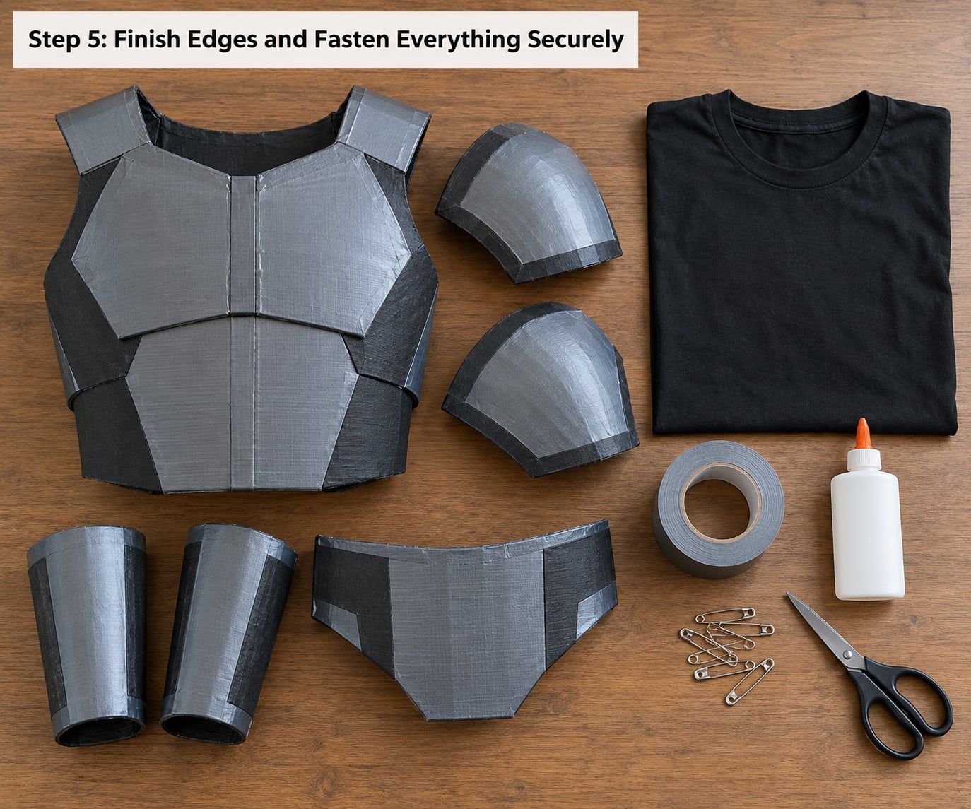 Step 5: Finish Edges and Fasten Everything Securely