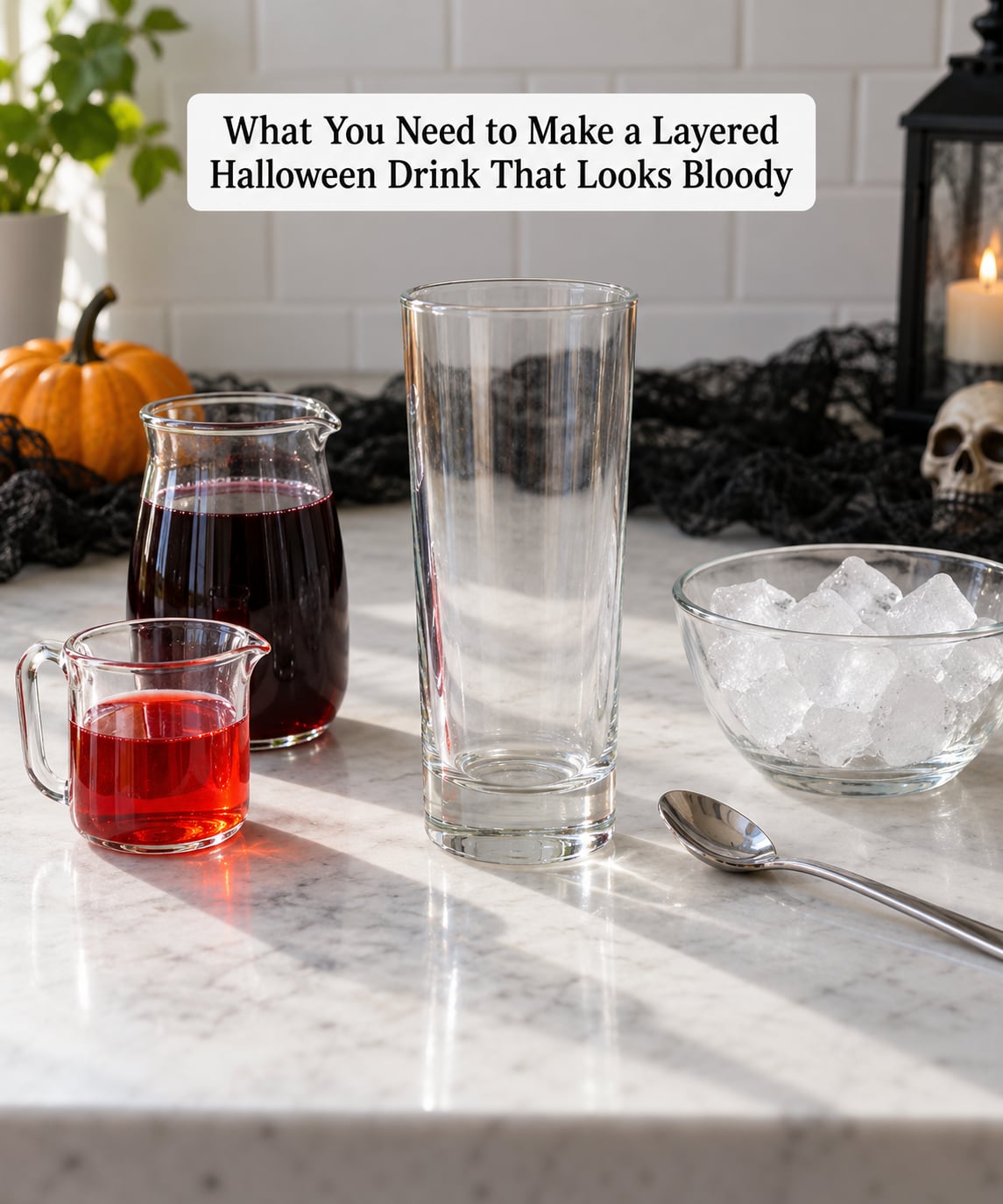 What You Need to Make a Layered Halloween Drink That Looks Bloody