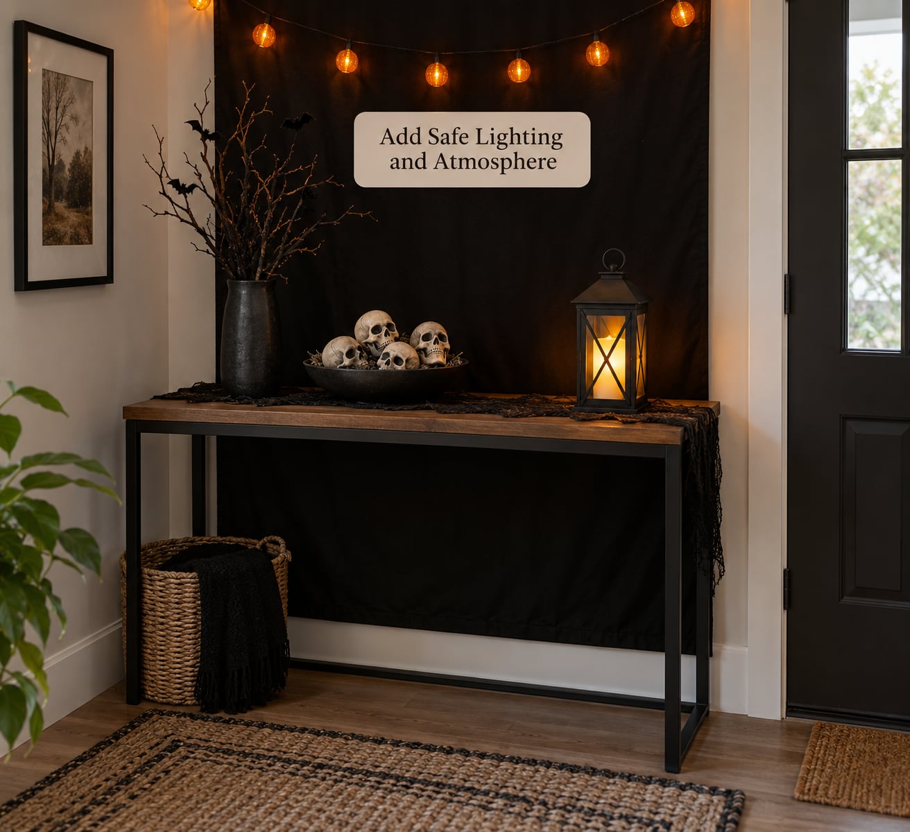 Add Safe Lighting and Atmosphere