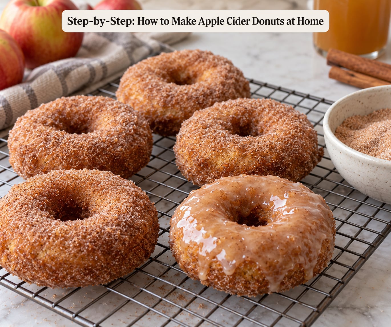Step-by-Step: How to Make Apple Cider Donuts at Home