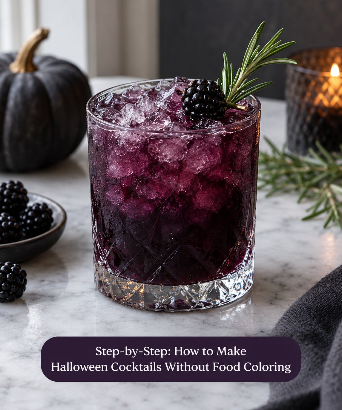 Step-by-Step: How to Make Halloween Cocktails Without Food Coloring