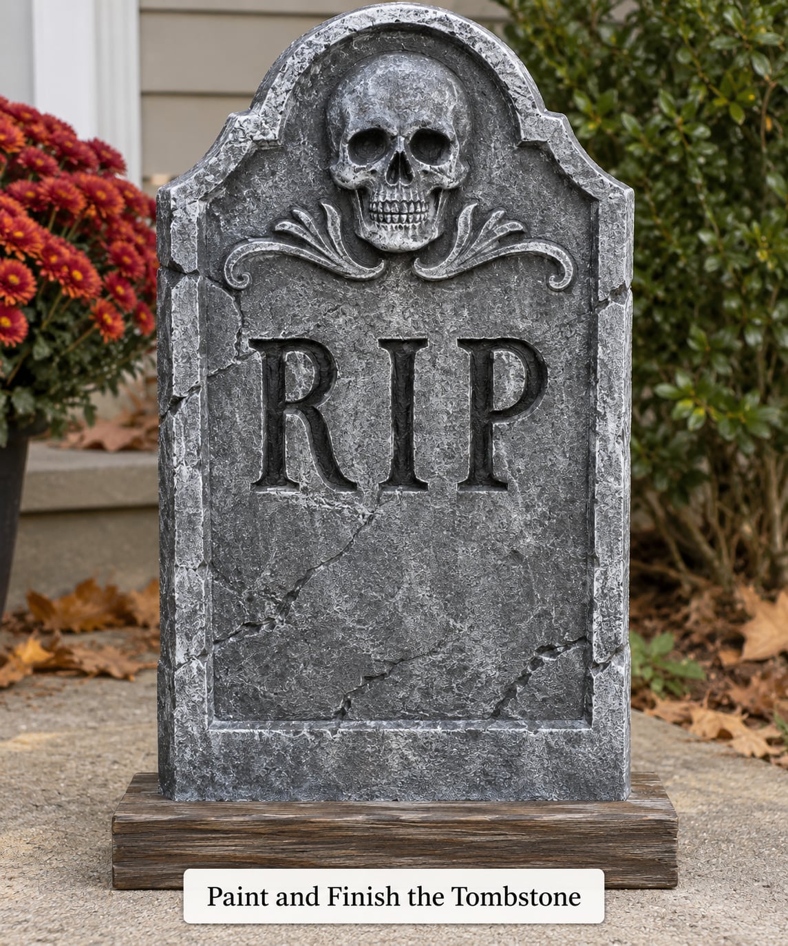 Paint and Finish the Tombstone