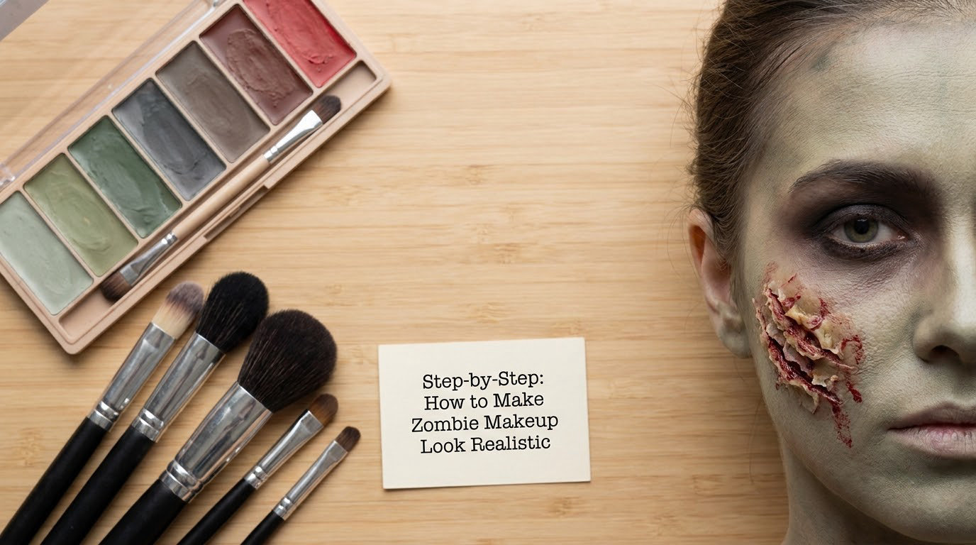 Step-by-Step: How to Make Zombie Makeup Look Realistic