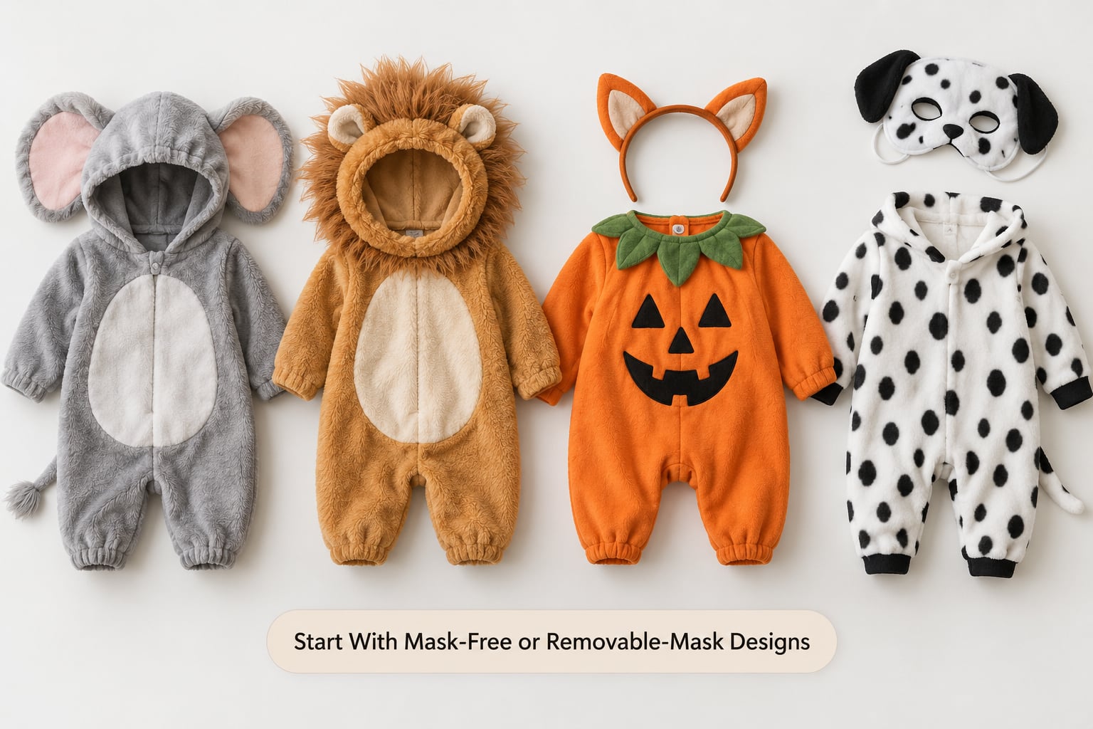 Start With Mask-Free or Removable-Mask Designs